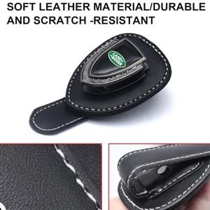 Land Rovet Black Leather Glasses Holder